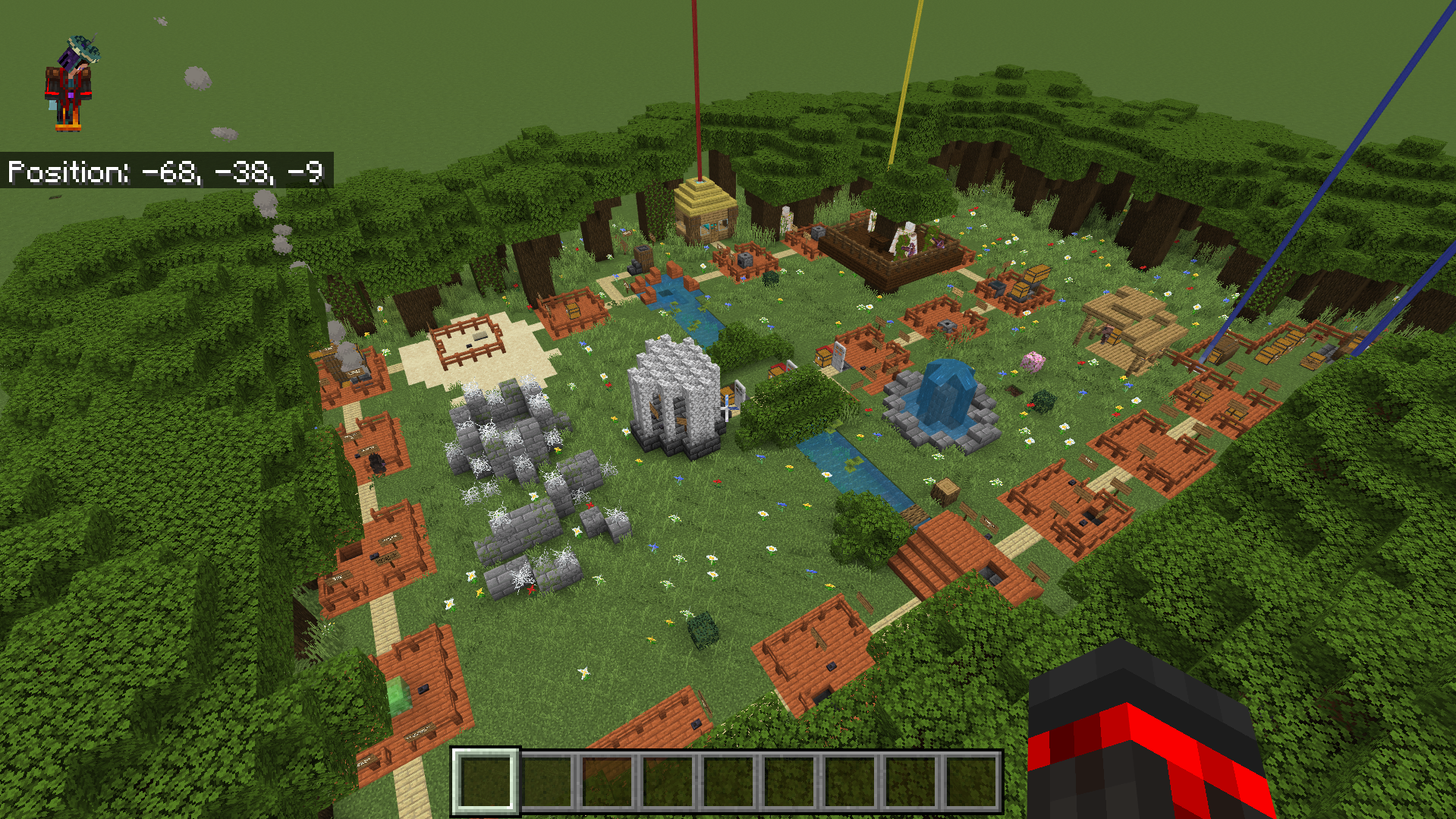 Screenshot from the Thunder Dragon Minecraft recreation, 1 of 10