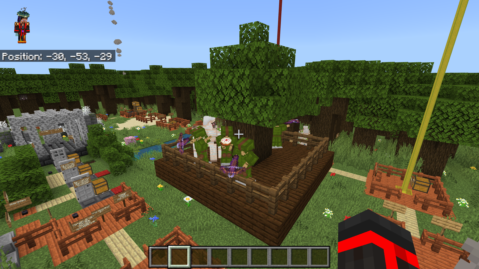 Screenshot from the Thunder Dragon Minecraft recreation, 6 of 10