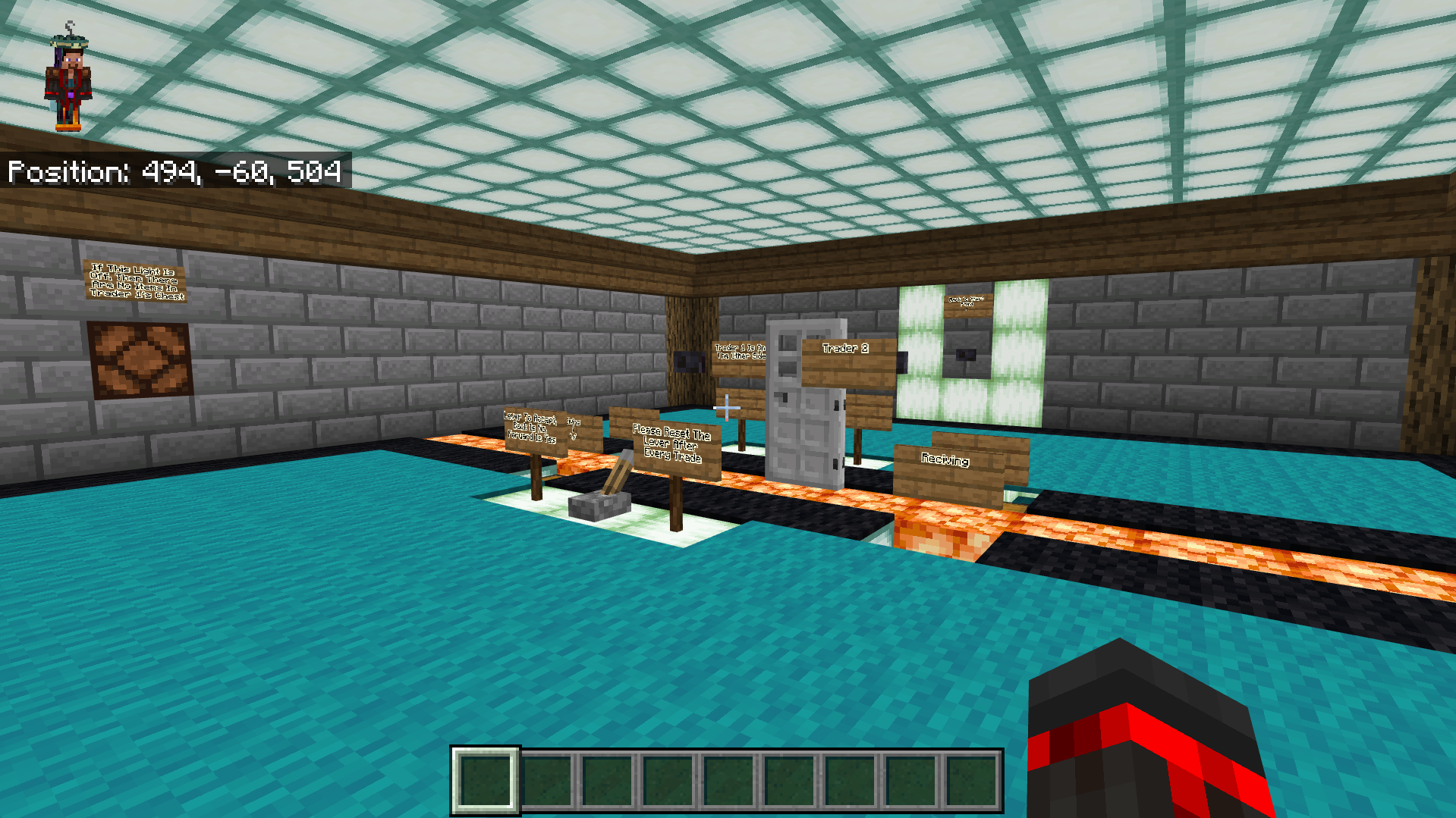 Screenshot from the Thunder Dragon Minecraft recreation, 9 of 10